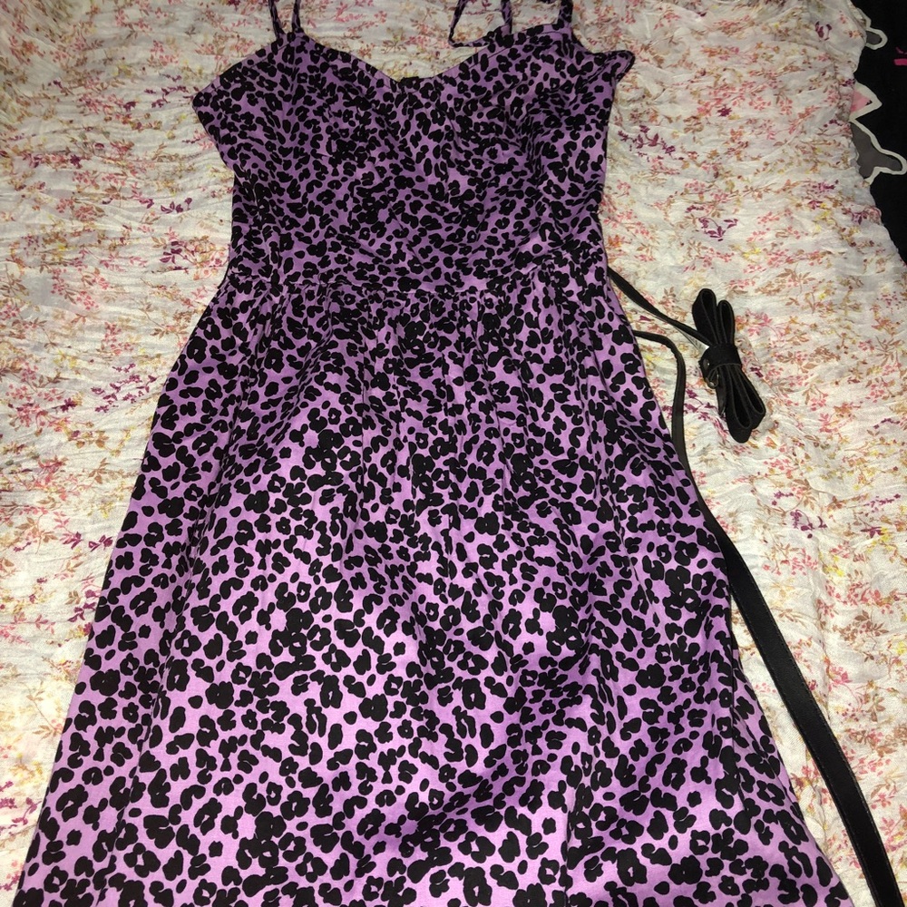 Purple Cheetah Dress